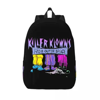 Рюкзак Killer Klowns From Outer Space для мужчин и женщин, модный школьный рюкзак для пеших прогулок, холщовые сумки для колледжа с карманом