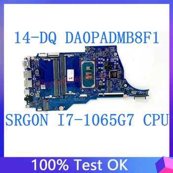 DA0PADMB8F1 Высококачественная Материнская плата С процессором SRG0N I7-1065G7 Для HP 14-DQ 14S-DQ Материнская Плата Ноутбука DDR4 100% Полностью Работает Хорошо