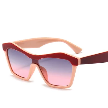 Новые солнцезащитные очки в европейском и американском стиле с плавным переходом цвета, модные для подиума карамельные оттенки