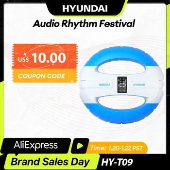 Оригинальный HYUNDAI HY-T09 Running Sport Auriculares Портативные Наушники Hi-Fi Звуковая Гарнитура Беспроводные наушники Bluetooth V5.3