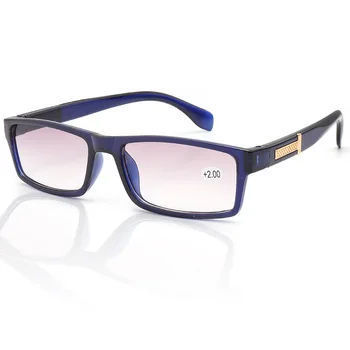 Многофокусные очки для чтения, Биоптические градиентные очки для пресбиопии с защитой от синего света, от усталости, мужские и женские универсальные очки для пресбиопии