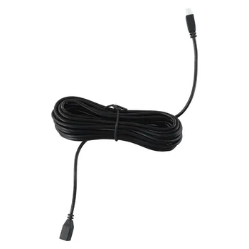 Обеспечивает защиту от непогоды В дождливую погоду, высококачественный удлинительный кабель, 1 шт., 4-метровый черный удлинительный кабель датчика парковки