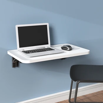Простой стол для ноутбука, многофункциональный компьютерный стол, раскладной стол для чтения, мощный настенный стол для ноутбука
