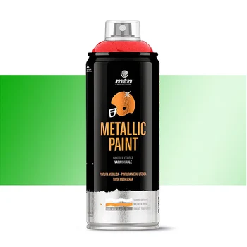 Аэрозольная краска марки MTN PRO Цвет RAL зеленый металлик 400 мл очень быстро сохнет, устойчива к внешним воздействиям, высокая адгезия