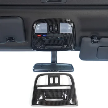 Для Subaru WRX2021 2022 2023 Рамка передней лампы для чтения из углеродного волокна ABS Автомобильные Аксессуары