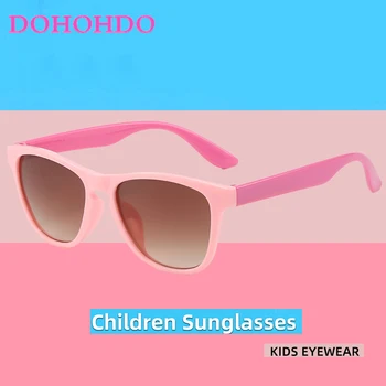 Модные солнцезащитные очки для детей 2023 года, классические солнцезащитные очки Baby Square, Брендовые дизайнерские солнцезащитные очки для мальчиков и девочек, дизайнерские очки UV400