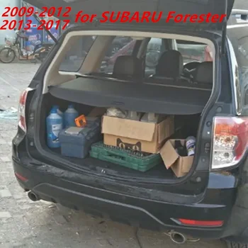 Защитный Экран Багажника Заднего Автомобиля для SUBARU Forester 2009-2023 Защитный Экран Задней Багажной Занавески Перегородка Уединения