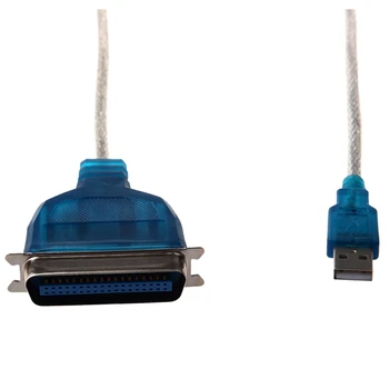 2 кабеля-адаптера USB для параллельного принтера IEEE 1284 для ПК (подключите ваш старый параллельный принтер к порту USB)