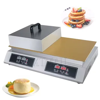 Электрическая Машина Для Приготовления Суфле Коммерческая Dorayaki Cookie Maker Из Чистой Меди Цифровая Закуска Двуглавая 2600 Вт