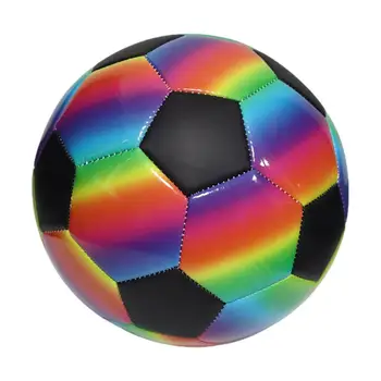 Пляжный мяч Футбольный Цветной Футбольный мяч Уличный футбольный мяч Портативный футбольный снаряд из ПВХ Мяч для фитнеса для пляжа и сада