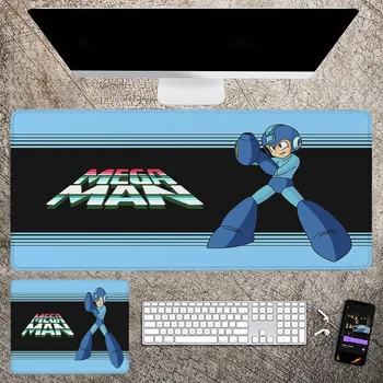 Megaman Xxl Коврик Для мыши Speed Компьютерная и Офисная Настольная Клавиатура Игровые Коврики Большой Настольный Коврик Deskmat Коврик Для Мыши Gamer 900x400 Pads