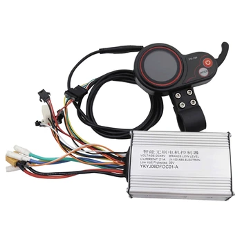 Бесщеточный контроллер электрического скутера 48 В 21А + измеритель дроссельной заслонки с ЖК-дисплеем TF-100 для деталей электрического скутера Kugoo M4 Pro