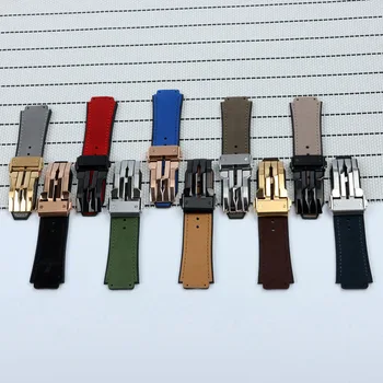 Аксессуары для часов Ремешок для наручных часов бренда HUBLOT, резиновый ремешок из матовой кожи, силиконовый браслет, застежка-бабочка 19 *25 мм