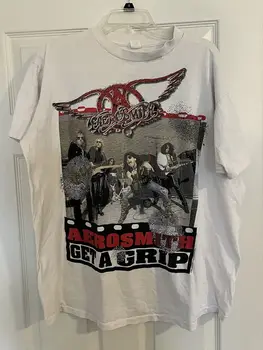 Винтажная футболка Aerosmith Get A Grip Tour 1993 с одним стежком 3Xl
