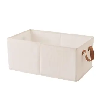 Органайзер для хранения носков Складной Ящик для хранения без крышки Контейнеры для хранения хлопка Складной Ящик для хранения моющейся ткани для шкафа