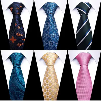Галстук для мужчин высшего качества, 7,5 см, галстук на шею, Официальная одежда с принтом hombre, светло-голубой, День памяти.