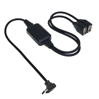 1 штекерная розетка 2 штекера USB C-type OTG, кабель расширения и распределения данных, адаптер нагрузки, отклоняющий преобразователь