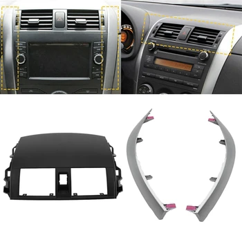 1 комплект Центральной панели управления, Панель розетки кондиционера + накладка Запасные части для Toyota Corolla 2007-2013, Накладка для вентиляционного отверстия кондиционера