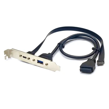 Разъем USB 3.2 на Передней панели Type E для подключения Кабеля-Удлинителя USB C Type C Винт Высшего Качества