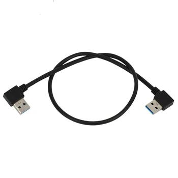 Разъем USB 3.0 Type A с углом наклона 90 градусов Влево-вправо Удлинительный кабель Прямого подключения 0,5 М 1,5 фута