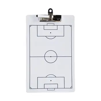 Футбольная тренерская доска, тренировочная доска, портативный маркер для стирания, двусторонний футбольный планшет для составления стратегии соревнований