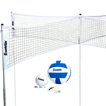 Волейбол в квадрате, Волейбол встречается с квадратом 4, Полная система сетки, в комплекте большие и традиционные волейбольные мячи, Набор для игры в бордюр /Линия M