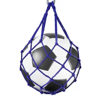 Сумка для футбольного мяча, красочный держатель для футбольной сетки ручной работы, 10 кг, несущая сетчатая сумка для баскетбольных клубов, портативная складная
