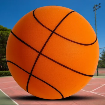 Детский бесшумный баскетбольный мяч для отдыха с высокой упругостью, легкий 3/5/7 для различных занятий в помещении.