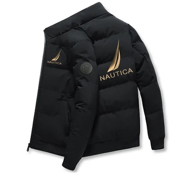 Зимняя корейская куртка на молнии NAUTICA, теплая мужская куртка для серфинга, ветрозащитная повседневная мужская куртка, ветрозащитная и морозостойкая Fas