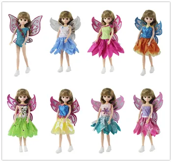 Милая юбка с крыльями платье ангела для Blythe 6 points baby Azone Rieger Licca Кукольная одежда в комплект не входит кукла