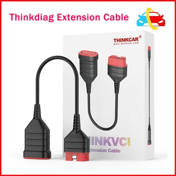 Удлинительный кабель Сканера THINKCAR Thinkdiag OBD2 Подходит для 16-Контактного Интерфейсного разъема Диагностического инструмента Obd2 Extension Adapter