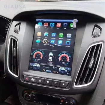 Автомобильный Радиоприемник Мультимедийный Android 12 Плеер Для Ford Focus 3 Mk3 2012-2019 Для Tesla Style Screen Navigation 2 din GPS 2din Video 4G