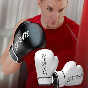 Боксерские перчатки унисекс из искусственной кожи, защита премиум-класса, для ударов руками, кикбоксинга, тренировок, 1 пара
