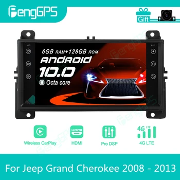 Для Jeep Grand Cherokee 2008-2013 Android Автомобильный Радиоприемник Стерео Авторадио 2Din Мультимедийный Плеер GPS Навигатор Сенсорный Экран