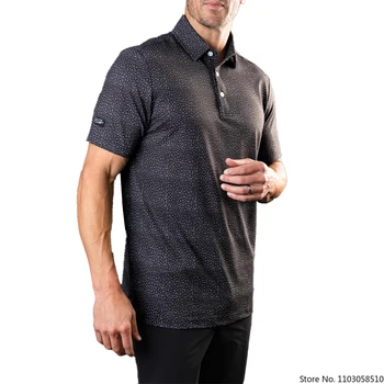 Летняя одежда Поло, мужская рубашка для гольфа, спортивный деловой топ с короткими рукавами, Быстросохнущая дышащая футболка, футболка для футбола и тенниса