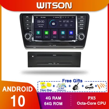 WITSON！ Автомобильный DVD-плеер Android10 Octa core PX5 для Volkswagen SKODA OCTAVIA 2013 IPS-ЭКРАН 4 ГБ ОЗУ 64 ГБ ПЗУ АВТОМОБИЛЬНАЯ GPS-навигация
