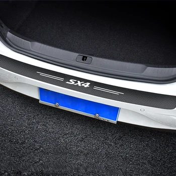 1шт Автомобильные Наклейки Из Углеродного Волокна В Багажнике Автомобиля для Suzuki SX4 Car Automobile