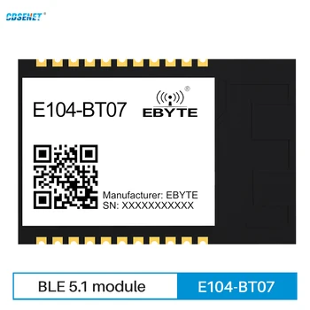 4P BLE5.1 Модуль Bluetooth К последовательному порту CDSENET E104-BT07 8dbm PCB Master Slave Маломощный Маяк/iBeacon Широковещательная коммутация