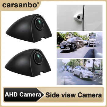 Автомобильная AHD камера бокового обзора, установка наклейки 3 м, Вид сбоку, слепая зона, система помощи при парковке, Камера ночного видения HD 720P, левая и правая камеры