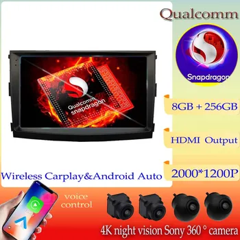 Qualcomm Snapdragon Android13 Для SsangYong Tivoli 2015-2022 Автомобильная Радионавигация GPS Carplay NO 2DIN BT DVD Стерео Головное устройство