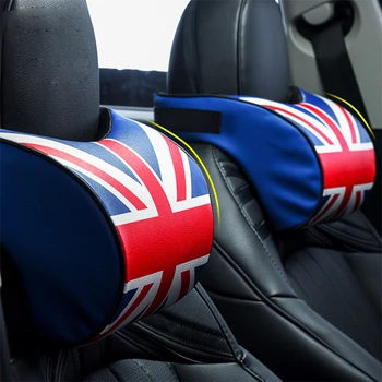 Подушка для шеи сиденья с эффектом памяти подголовника автомобиля для BMW MINI Cooper S ONE Countryman Clubman