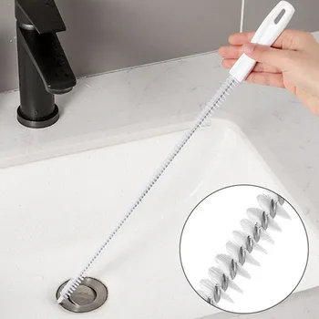Крюк для очистки дренажного канала от засорения, Устройство для выемки труб из бытовой кухни, ванной комнаты, устройство для выемки волос из канализации, штанга для выемки грунта