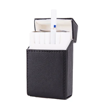 Портсигар из искусственной кожи для хранения табака Коробка Держатель для хранения до 20 сигар Защитный чехол