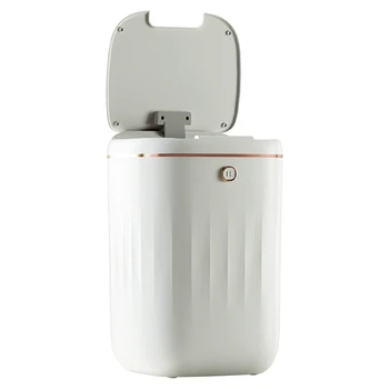 Умное Мусорное Ведро Автоматическое Водонепроницаемое Электрическое Для мусора Большой Емкости Кухня Ванная Туалет Автоматический Датчик