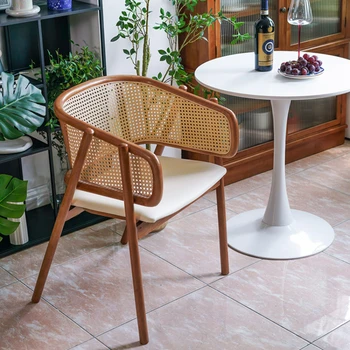 Офисный стол, обеденные стулья, Индивидуальное кресло, дизайнерские деревянные обеденные стулья для гостиной, Мягкая мебель для балкона Silla Comedor YY50DC