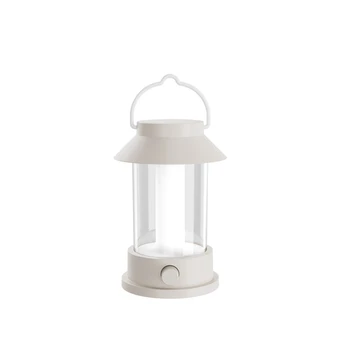 1 комплект портативных походных фонарей в стиле ретро, очень яркие атмосферные светильники, декоративные светильники, белый