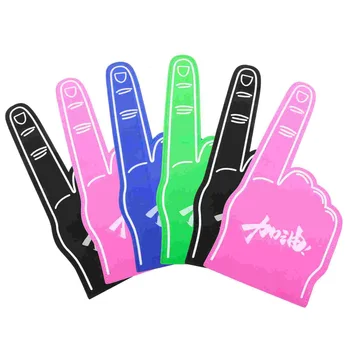 6шт поролоновых пальцев Спортивные мероприятия Поролоновые Перчатки для рук Ладонные Поролоновые Перчатки для рук