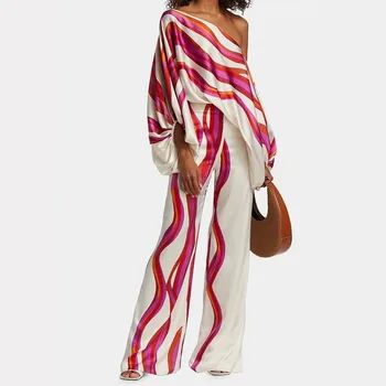 Комплект из 2 предметов Африканская одежда Африканские Дашики Новый модный костюм Дашики Топ и брюки Костюмы Брюки Ropa Dama Вечеринка для леди