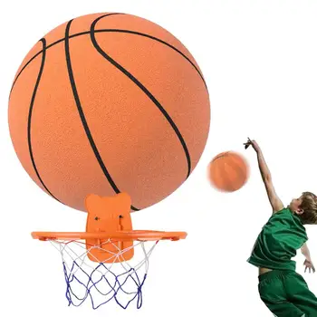 Бесшумный Спортивный Мяч Из Пенопласта Высокой Плотности Для Внутреннего Немого Баскетбола, Мягкий Эластичный Мяч, Детские Спортивные Игрушки, Игры