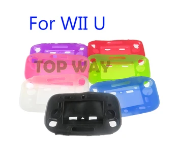 1ШТ Мягкий Силиконовый Резиновый Протектор Всего Тела Для Wii U Гелевый Чехол shell Cover Skin Shell для Контроллера Геймпада WiiU